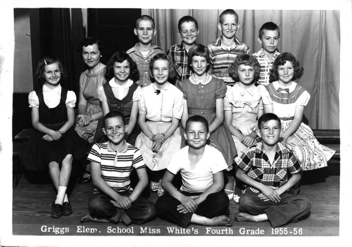 1955-56 4th Grade Class Griggs School
