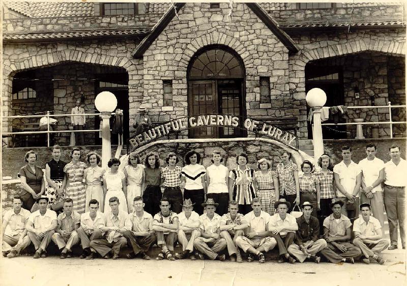 nahunta class 1952 at luray caverns
