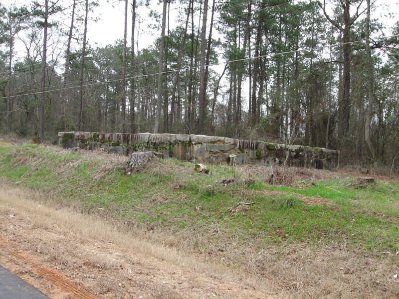wall of cemetery