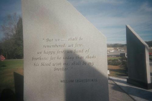 Shakespeare monument