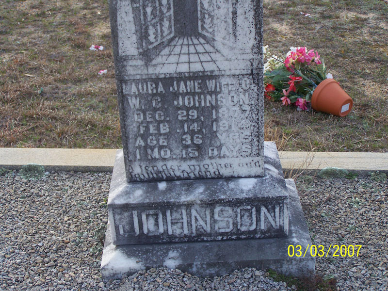 Mary Jane and W. C. Johnson