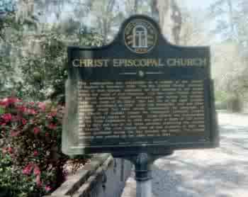 Christ Church Historical Marker