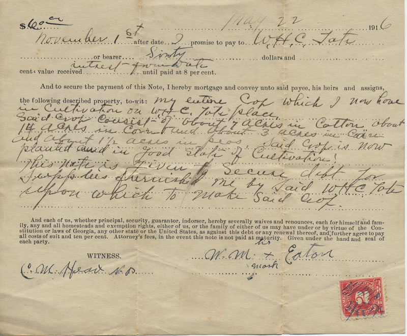 Aforementioned Note Miscellaneous Documents of Lumpkin County