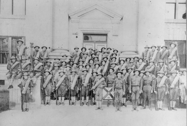 Americus Light Infantry, Co. I, Carnegie Library June 24, 1916