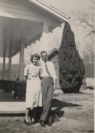 Grover and Ethelene at her father's house