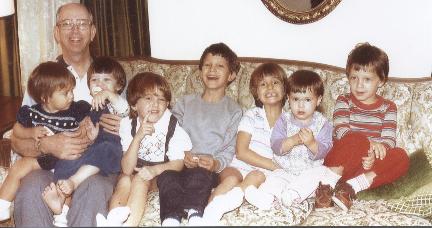 Rev. Jones and Grandchildren