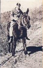 Byron Herbert Reece on his horse
