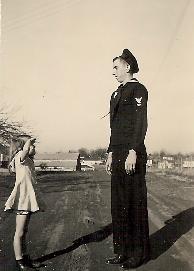 Betty Wilson salutes Grover Jones