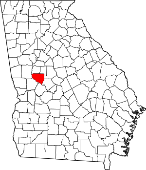 map Upson county georgia