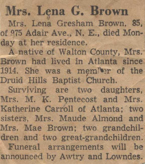 Lena G. Brown